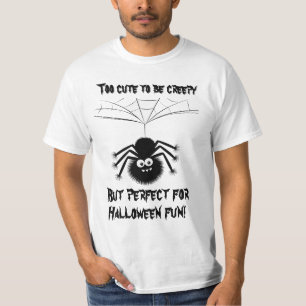 T-shirt Araignée mignonne à flou, accrochée à partir de la