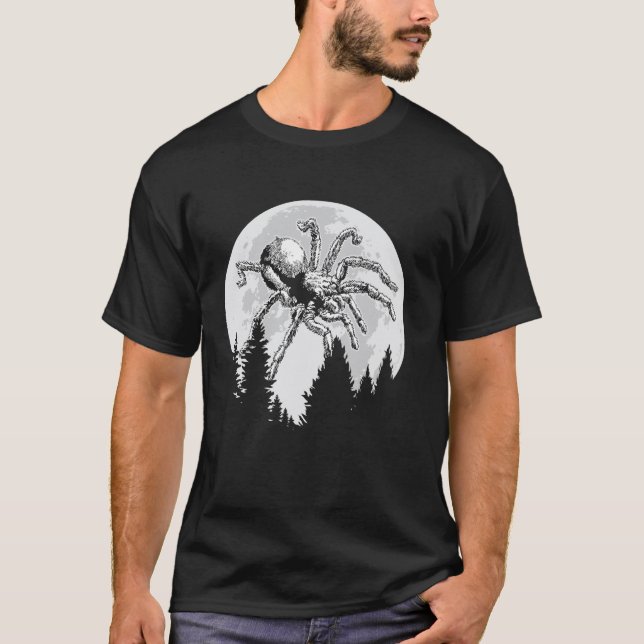 T-shirt Araignée Oiseau Tarentule de la Lune (Devant)