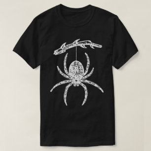T-shirt Araignée suspendue de la branche