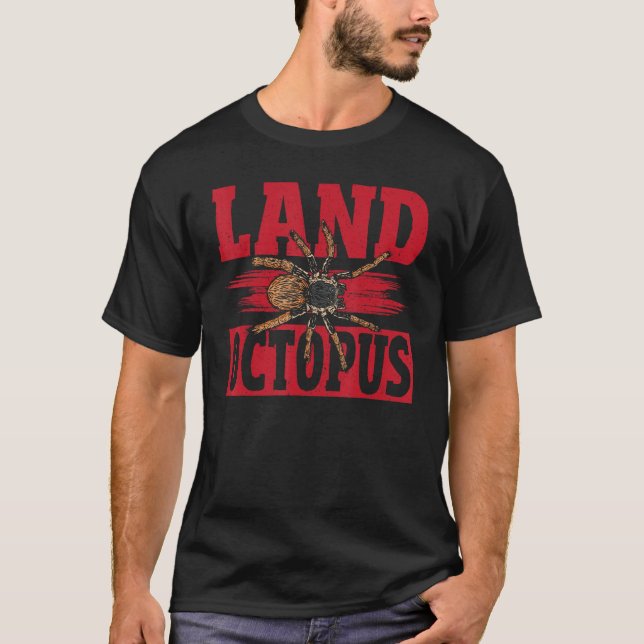 T-shirt Araignée Tarentule Pieuvre Terrestre (Devant)