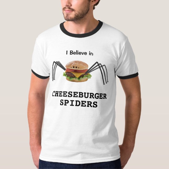 T-shirt Araignées de cheeseburger (Devant)