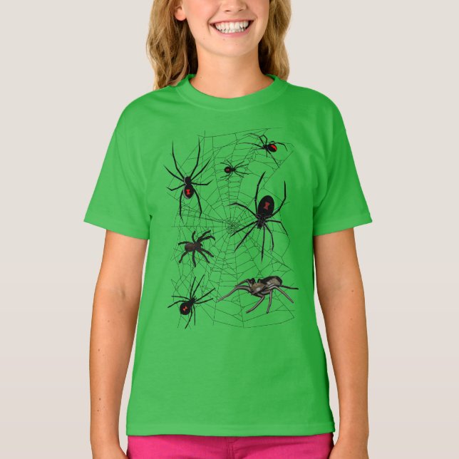 T-shirt Araignées déplaisantes (Devant)