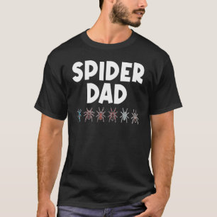 T-shirt Araignées Pour Hommes Papa Mignon Araignée Tarentu