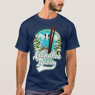 T-shirt Arapahoe Basin Utah ski