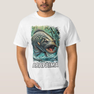 T-shirt Arapaima Gigas Poisson Monster Pour Pêcheur EXTRÊM