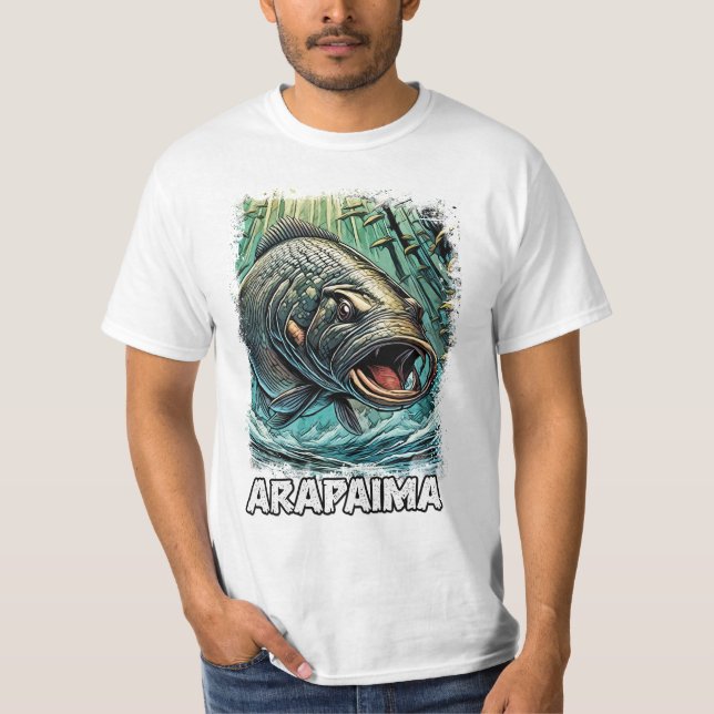 T-shirt Arapaima Gigas Poisson Monster Pour Pêcheur EXTRÊM (Devant)
