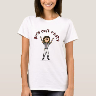 T-shirt Arbitre de football féminin léger