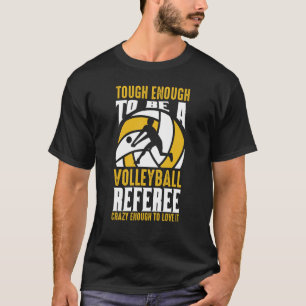 T-shirt Arbitre De Volleyball Assez Fou Pour L'Aimer Arbit