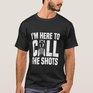 T-shirt Arbitre ici pour appeler les tirs Conception pour