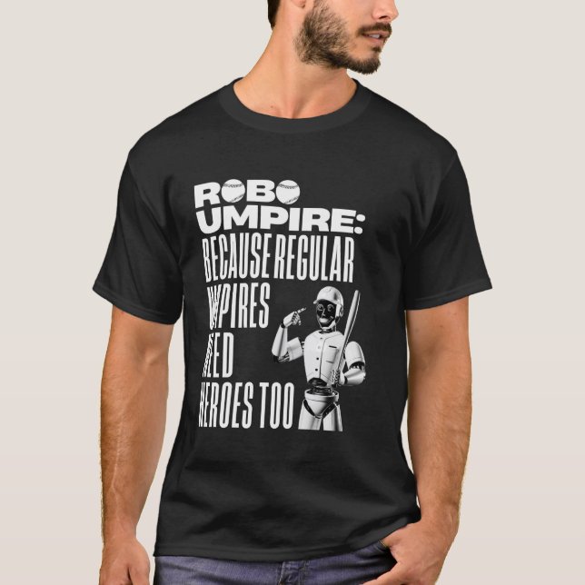 T-shirt Arbitre Robo Parce Que Les Arbitres Réguliers Ont  (Devant)