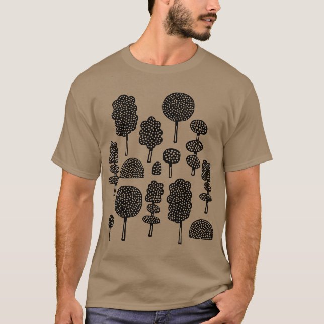 T-shirt Arboretum 230715 - Noir (Devant)