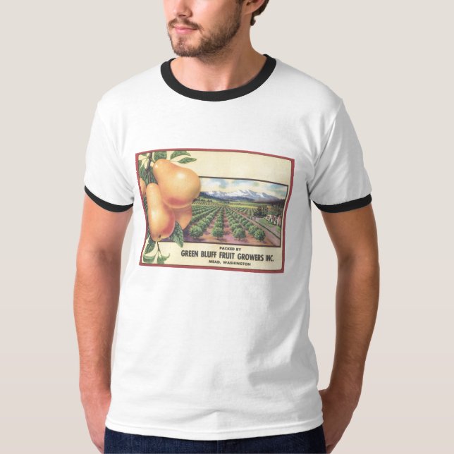 T-shirt Arboriculteurs oranges de BLUFF de VERT d'art de (Devant)