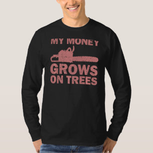 T-shirt Arborisateur Hommes Cool Arbre Grimpper bûcheron