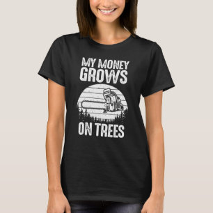 T-shirt Arboriseur Cool homme arbre grimpeur bûcheron 2