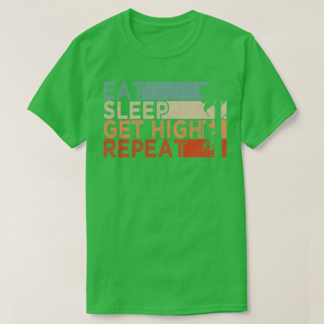T-shirt Arborist Manger Sleep Répéter (Design devant)