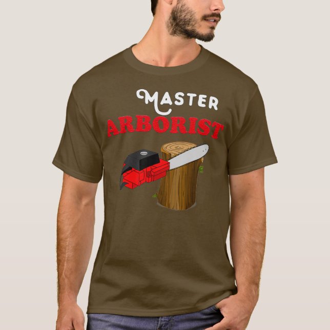 T-shirt Arborist tools tree surgeon Master Expert Pro (Devant)