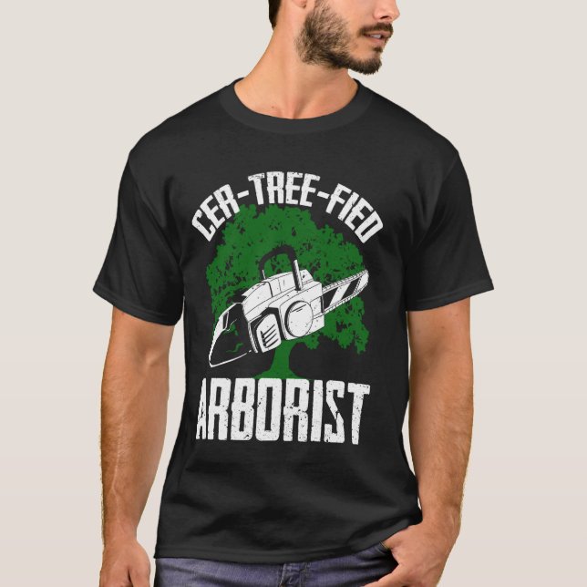 T-shirt Arboriste Arbre (Devant)