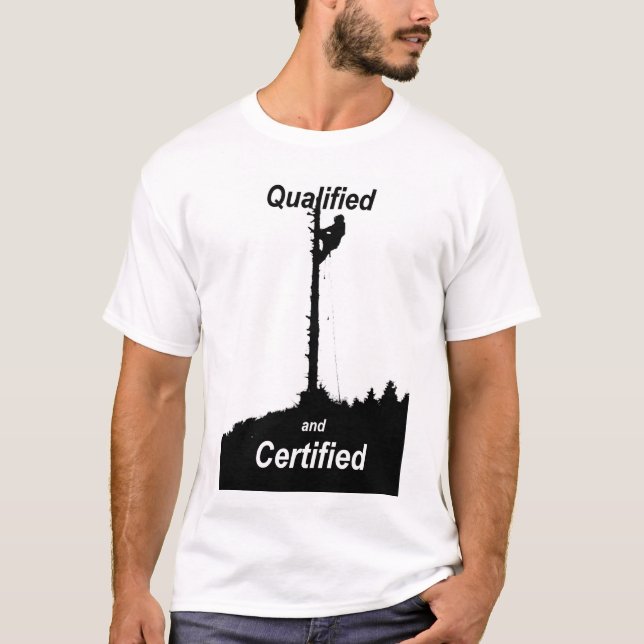 T-shirt Arboriste Chainsaw (Devant)