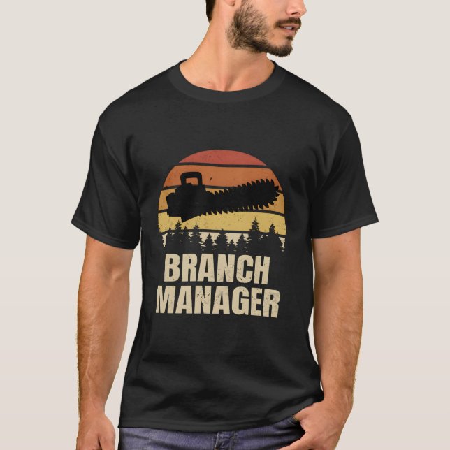 T-shirt Arboriste de bûcheron de bûcheron Ager (Devant)