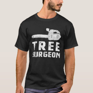 T-shirt Arboriste de scie à bois Travail de bûcheron Tee