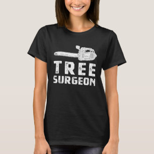 T-shirt Arboriste de scie à bois Travail de bûcheron Tee