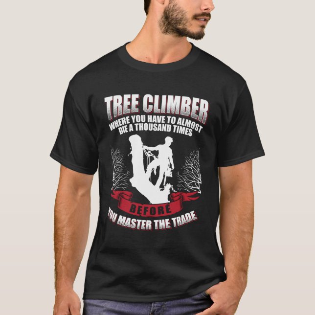 T-shirt Arboriste grimpeur (Devant)