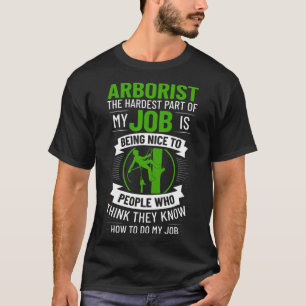T-shirt Arboriste Grimpeur d'Arbres Tronçonneuse Chirurgie
