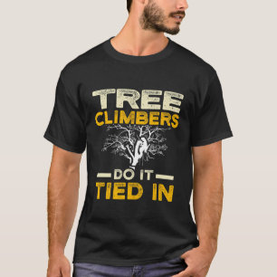 T-shirt Arboriste Lié À Arbre Chirurgien Arboriculteur