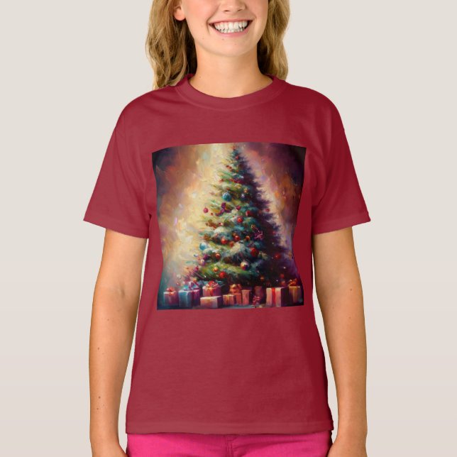 T-shirt Arbre 3 Noël (Devant)