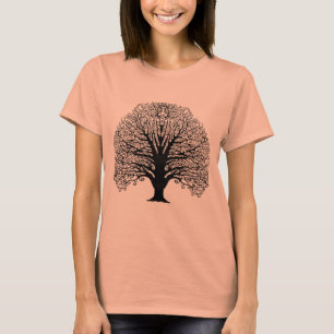 T-shirt Arbre à branches noires