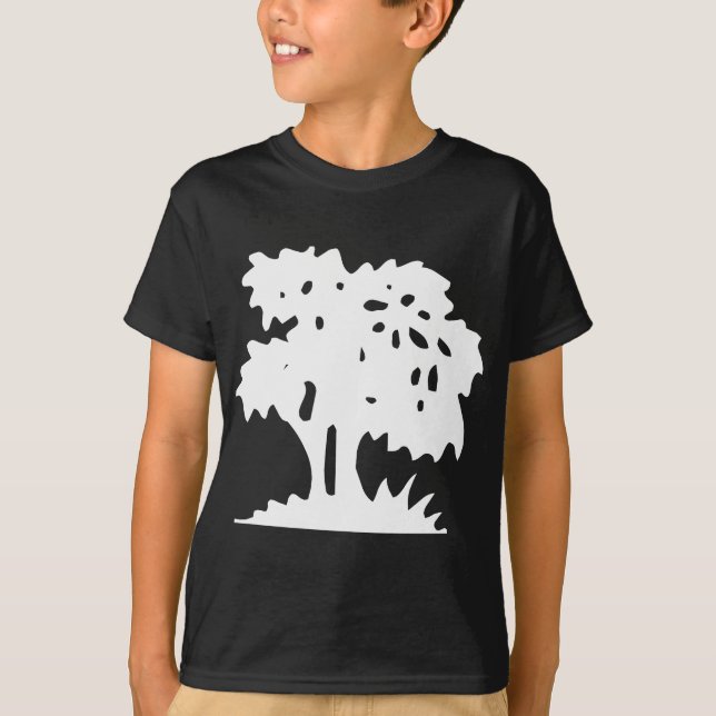 T-shirt Arbre à dessin - Blanc (Devant)