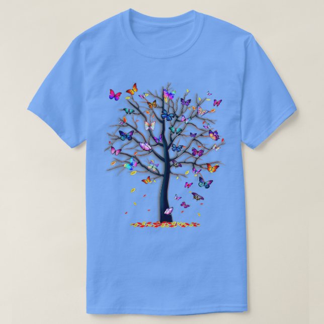T-shirt Arbre à papillons Belle-gigapixelle-échelle-standa (Design devant)