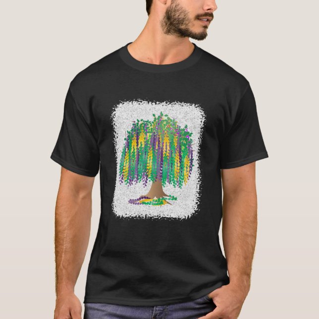 T-shirt Arbre à perles Mardi Gras (Devant)