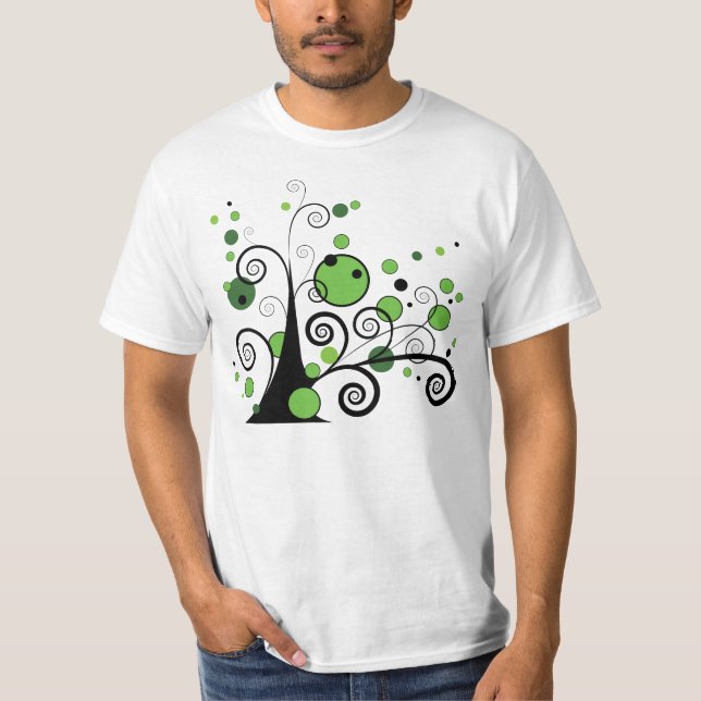 T-shirt Arbre abstrait (Devant)