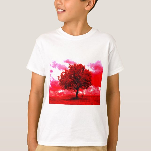 T-shirt Arbre Abstrait (Devant)
