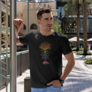 T-shirt Arbre Adn Coloré
