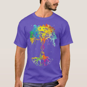 T-shirt Arbre ADN Génétique Arbre De Vie Environnement Sci