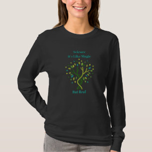 T-shirt Arbre ADN vert Science C'est comme de la magie mai