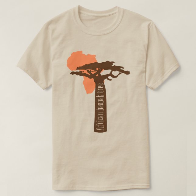 T-shirt Arbre Baobab Africain (Design devant)