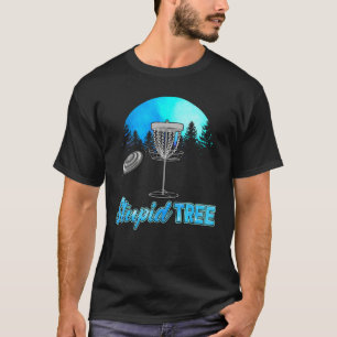 T-shirt Arbre bête Pinède Coucher de soleil Disque Frisbee