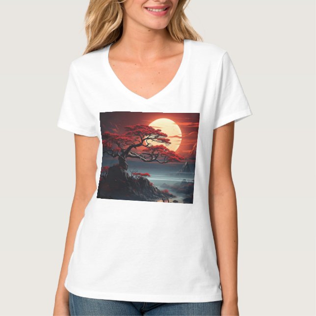 T-shirt Arbre bonsaï (Devant)