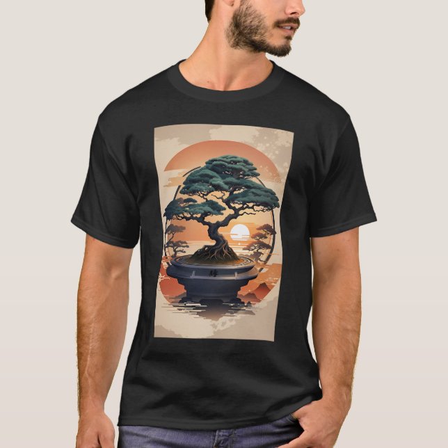 T-shirt Arbre bonsaï (Devant)