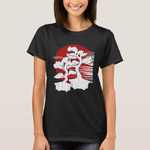 T-shirt Arbre Bonsaï d'art japonais bouddhiste Jardinier B