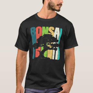 T-shirt Arbre Bonsaï Érable Japonais Conception en Détress