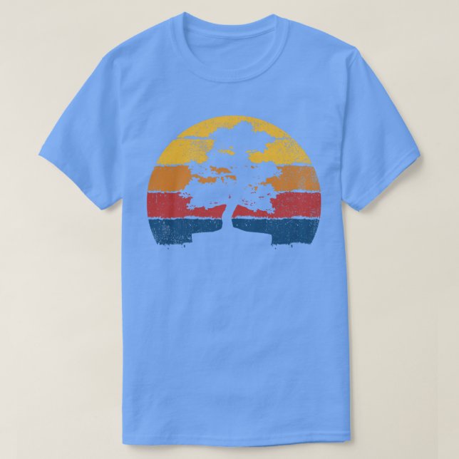T-shirt Arbre Bonsai Vintage 1 (Design devant)