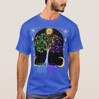T-shirt Arbre céleste Astrologie de la Lune Solaire1