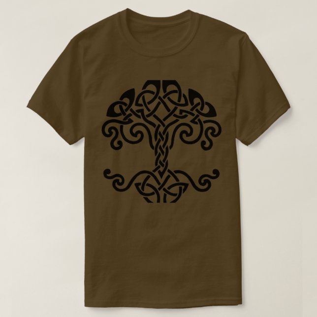 T-shirt Arbre celtique Yggdrasil (Design devant)