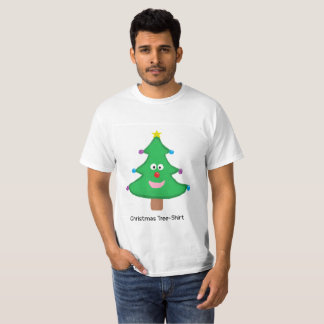 T-shirt Arbre-chemise de Noël