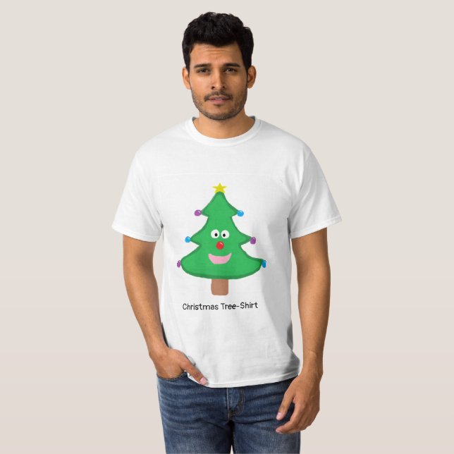 T-shirt Arbre-chemise de Noël