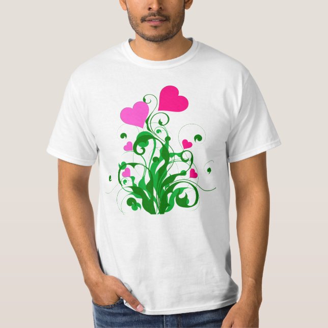 T-shirt Arbre Coeurs d'amour (Devant)